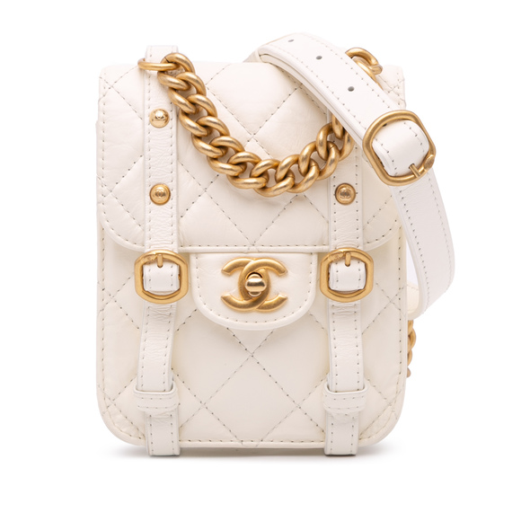 Chanel Handbags - Pre-Loved Chanel Mini Aged Calfskin City School Flap